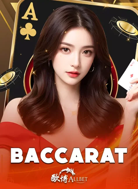 ปกโต๊ะ Baccarat ดีลเลอร์หญิงถือไพ่