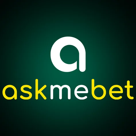 โลโก้ askmebet ตัวอักษรเหลืองเขียวบนพื้นเขียวเข้ม
