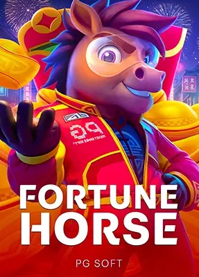 ปกเกมสล็อต Fortune Horses ม้านำโชคสีม่วงแดง
